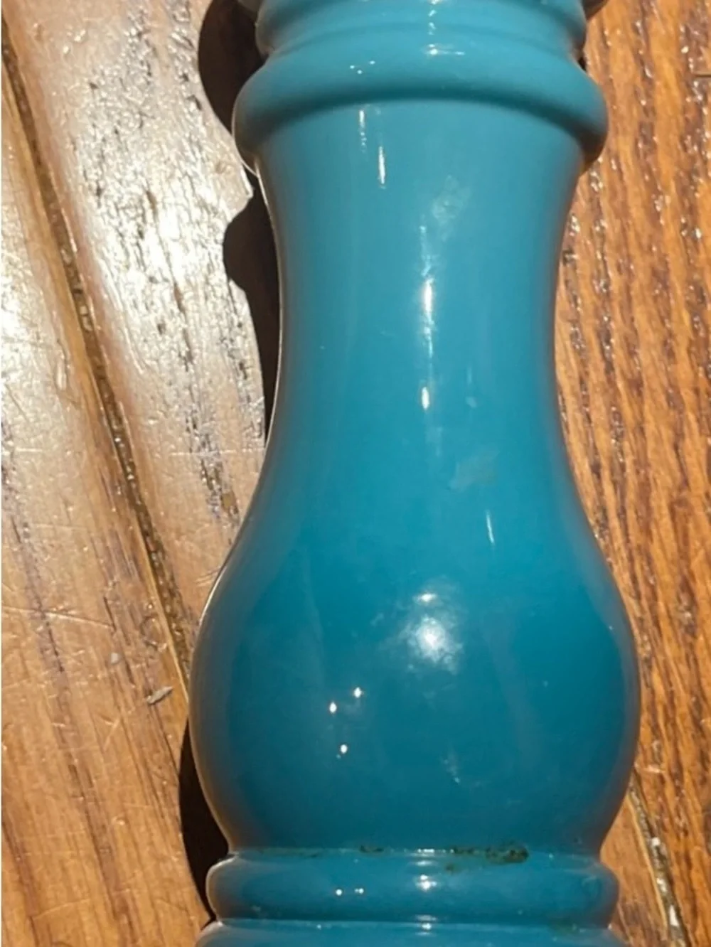 Turquoise Ceramic Decorative Accent Pepper Mill Le Creuset 8-inch